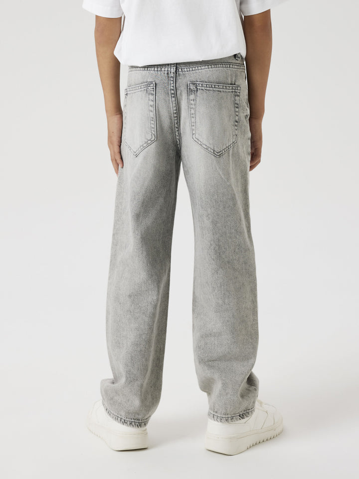 Kids spijkerbroek RYAN Light Grey Denim Straight Fit