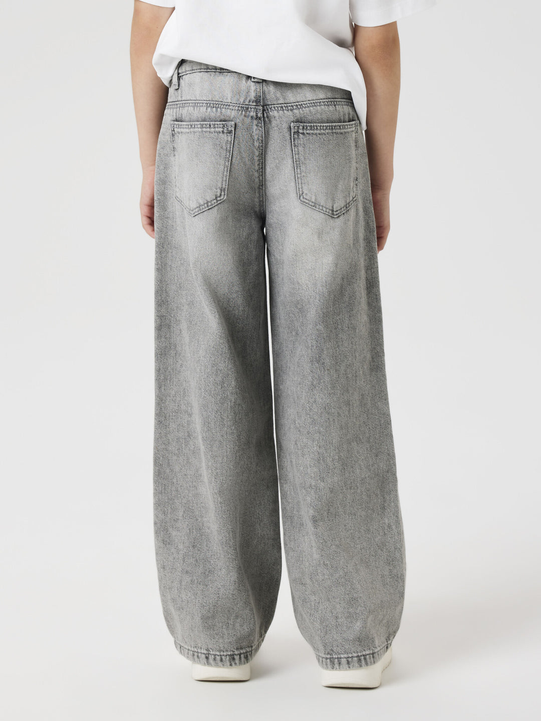 Kids spijkerbroek ROSE Light Grey Denim Wide Leg Fit