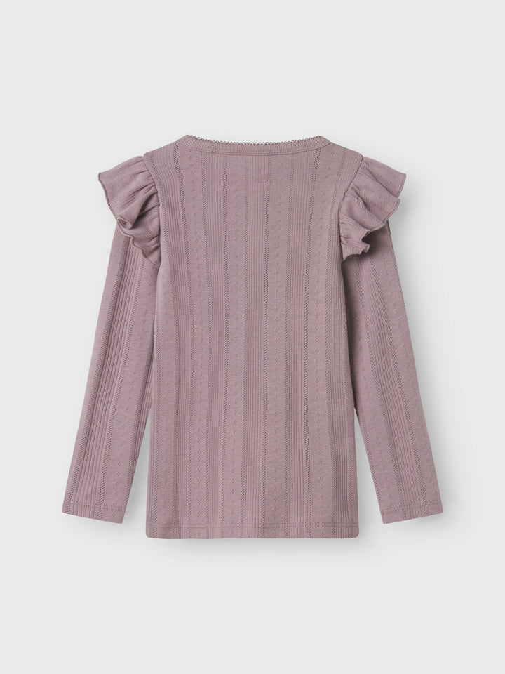 Mini Langarmshirt JULIA Elderberry Regular Fit