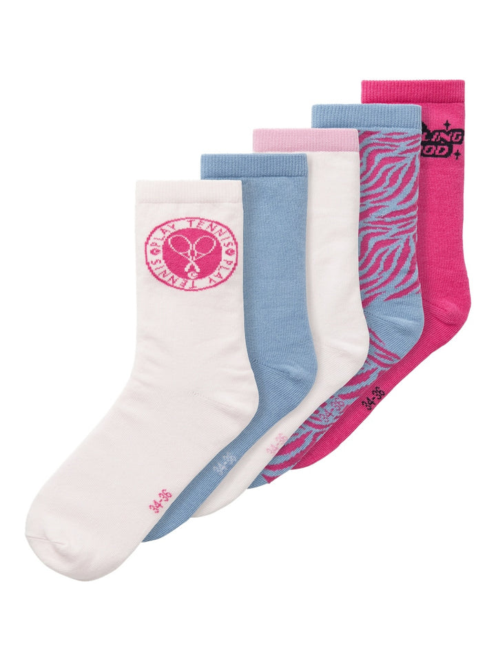 Kinder Socken VILDE 5P Festival Bloom