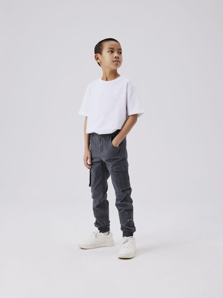 Kids broek RYAN Lava Smoke Round Fit