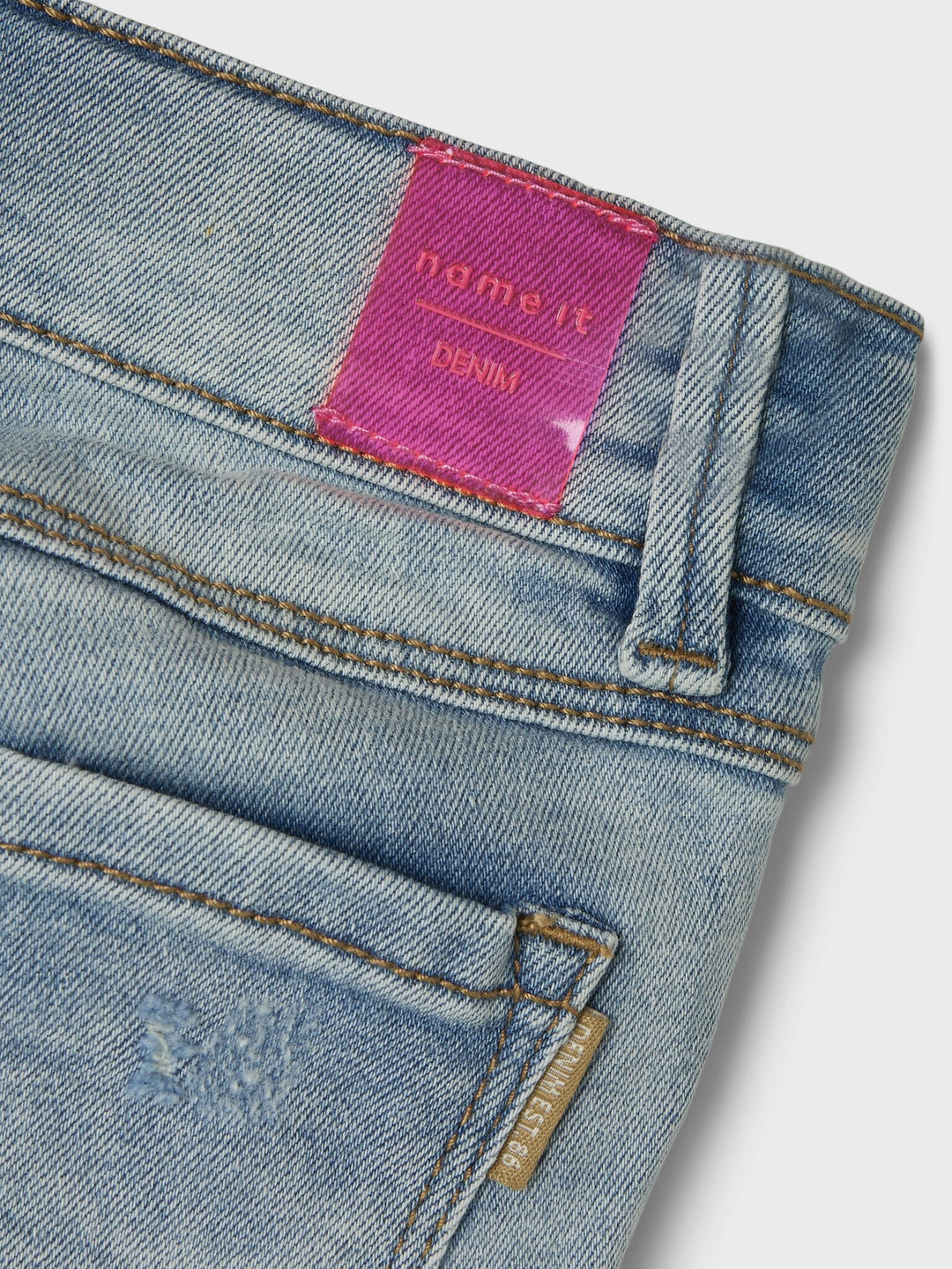 Mini Jeans POLLY Hellblauer Denim Skinny Fit