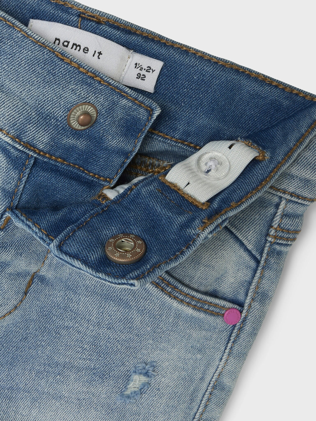 Mini Jeans POLLY Hellblauer Denim Skinny Fit