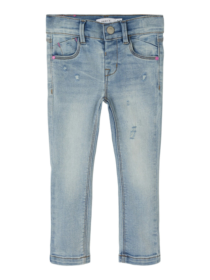 Mini Jeans POLLY Hellblauer Denim Skinny Fit