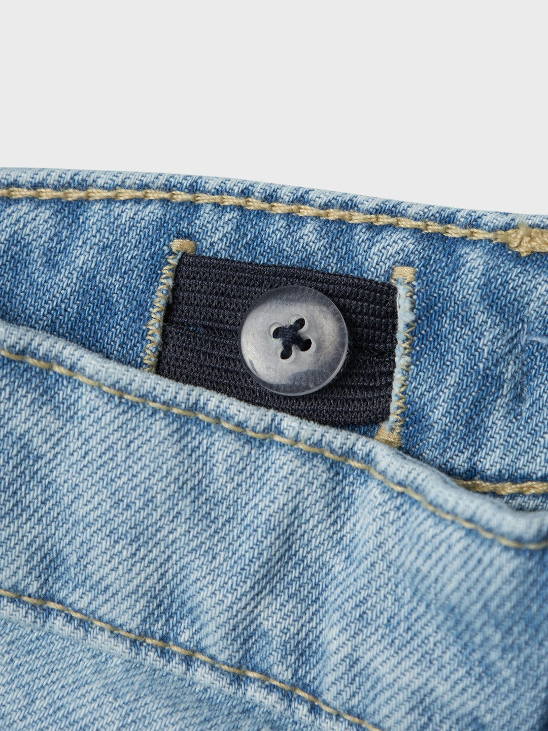 Kids spijkerbroek ROSE Light Blue Bleached Denim Wide Leg Fit