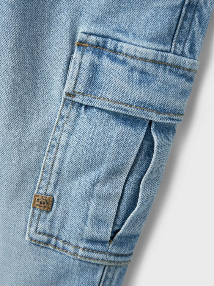 Kids spijkerbroek SILAS Light Blue Denim Tapered Fit