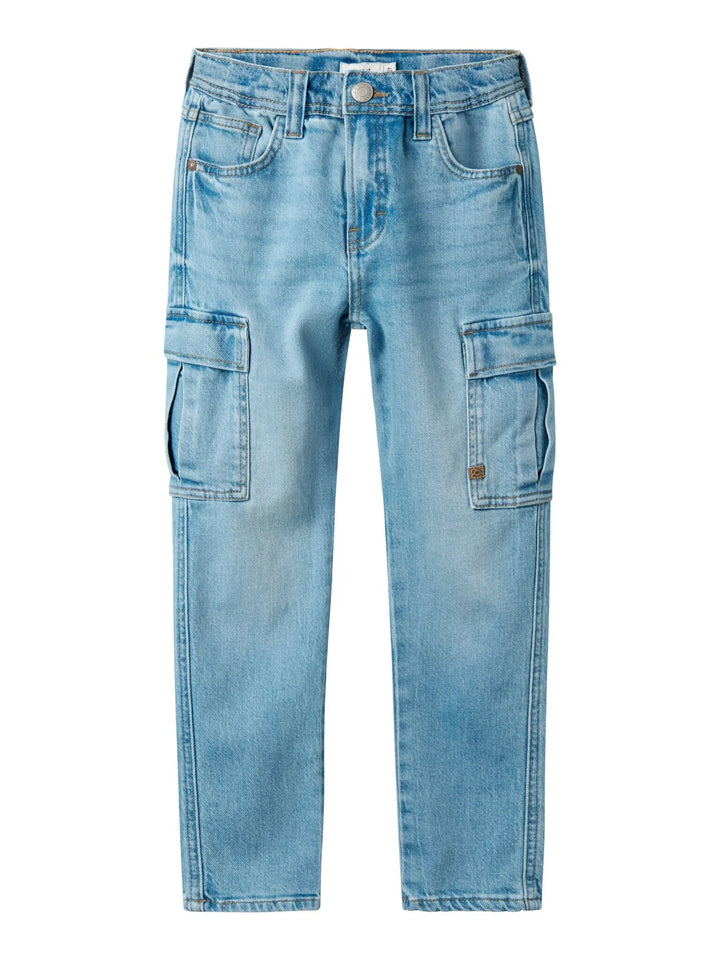 Kids spijkerbroek SILAS Light Blue Denim Tapered Fit