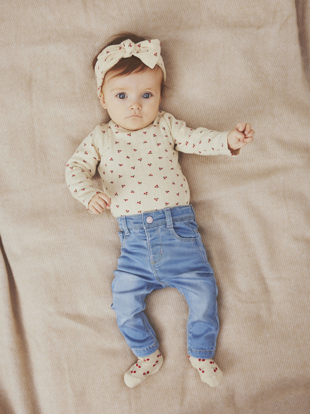 Baby spijkerbroek SALLI Light Blue Denim Slim Fit