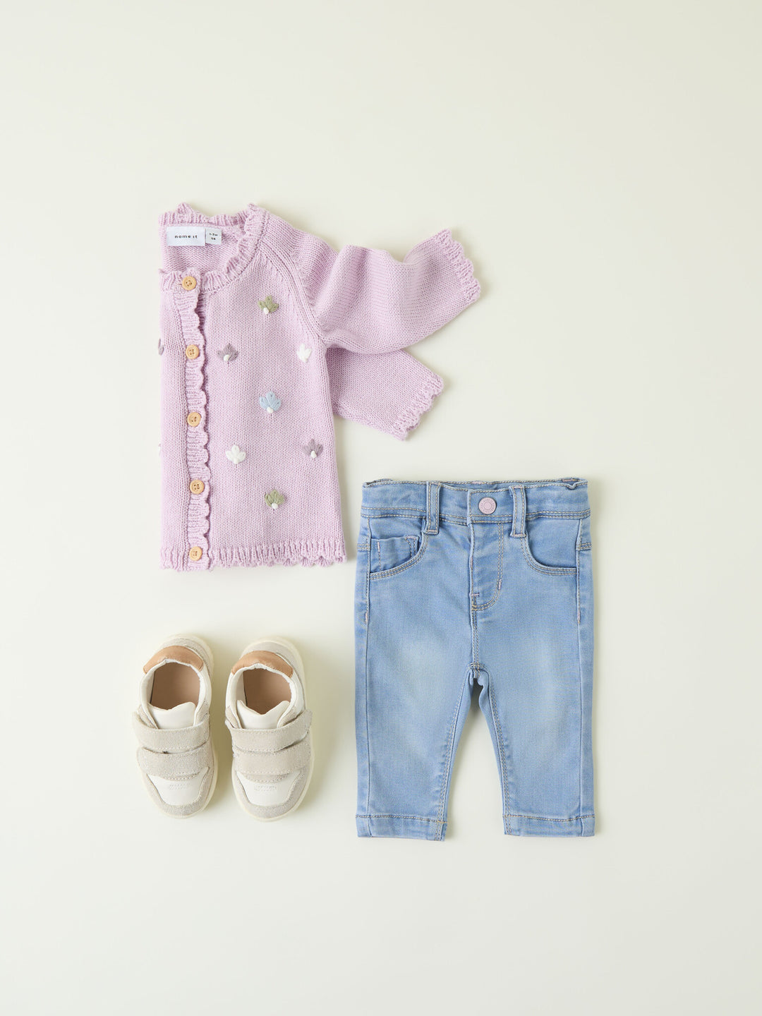 Baby spijkerbroek SALLI Light Blue Denim Slim Fit