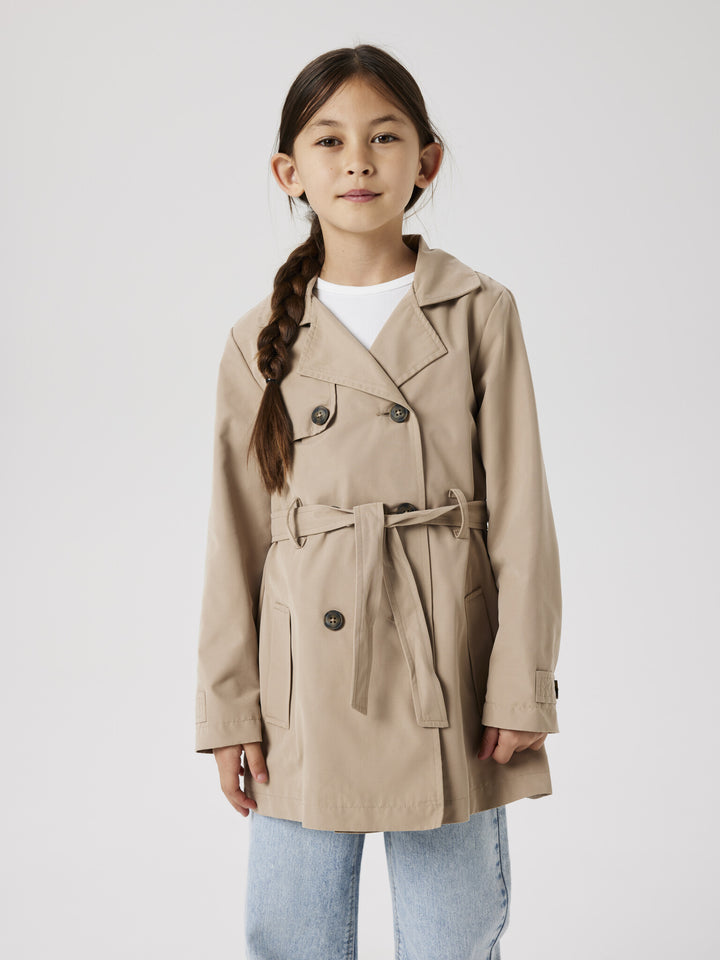 Kids jas MADELIN TRENCH Savannah Tan