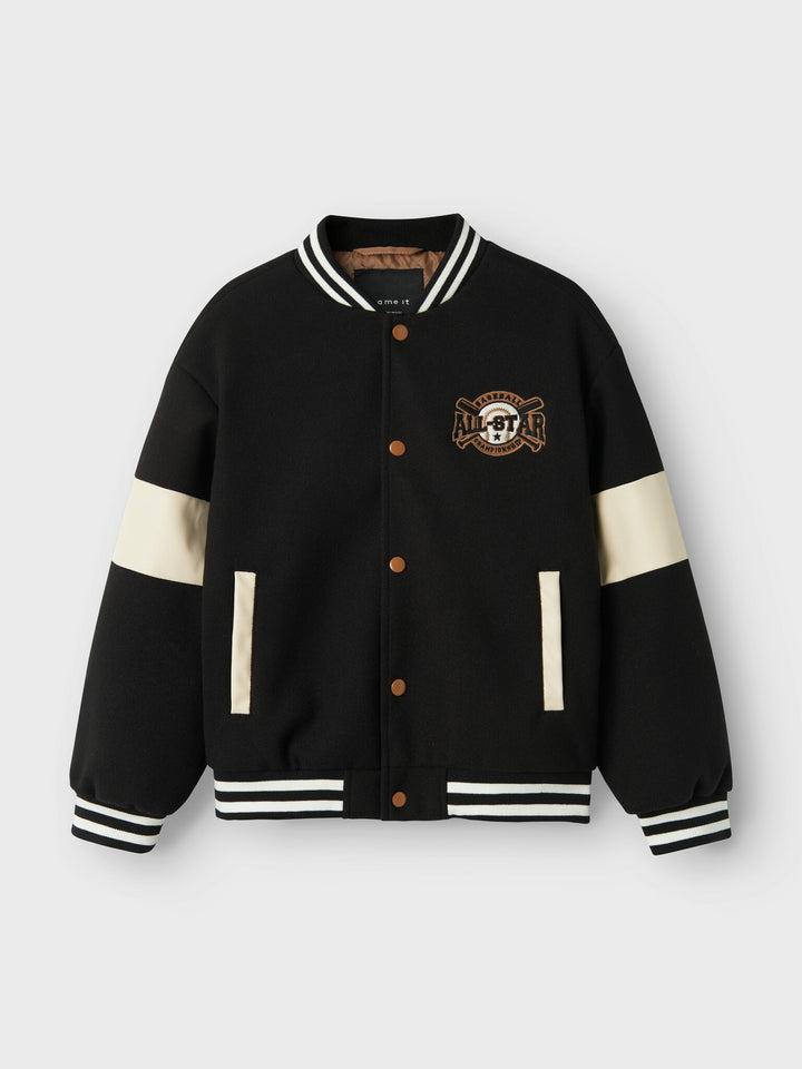 Kids jas MIKADO VARSITY Black