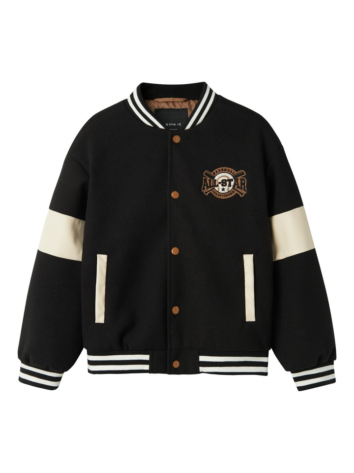 Kids jas MIKADO VARSITY Black