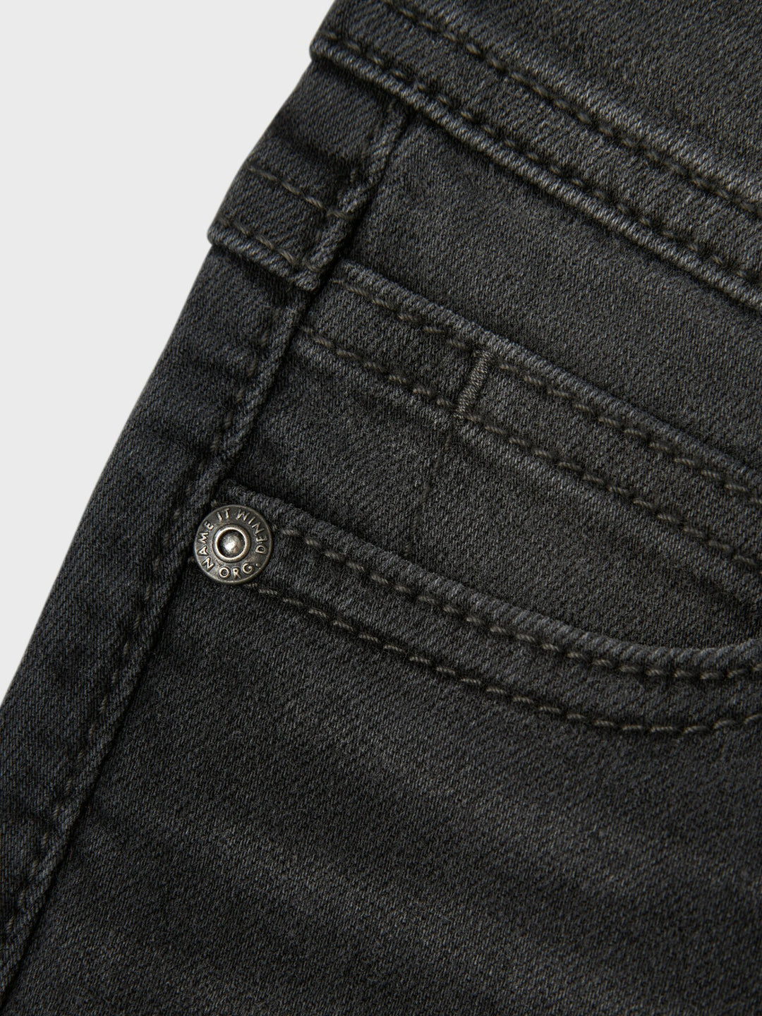 Mini Jeans SILAS Dunkelgrau Denim Slim Fit