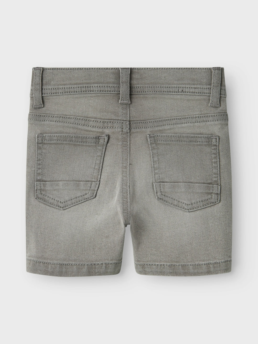 Mini Shorts SILAS Hellgrauer Denim Slim Fit