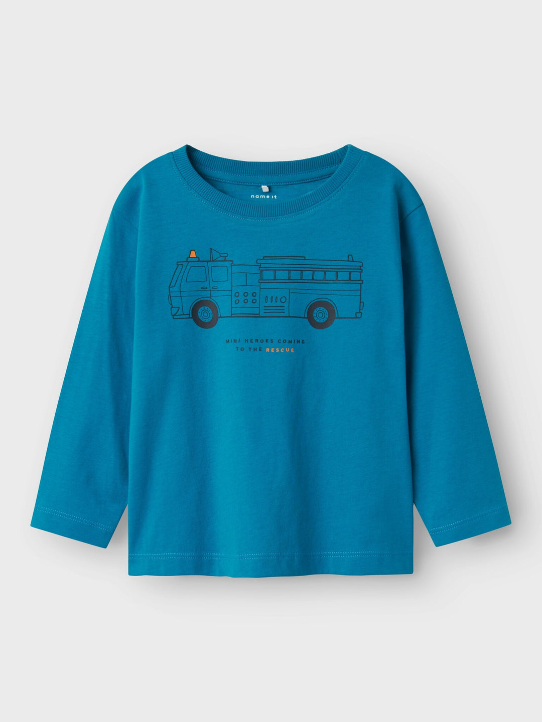 Mini Langarmshirt TRISTIANO Fjord Blue Regular Fit