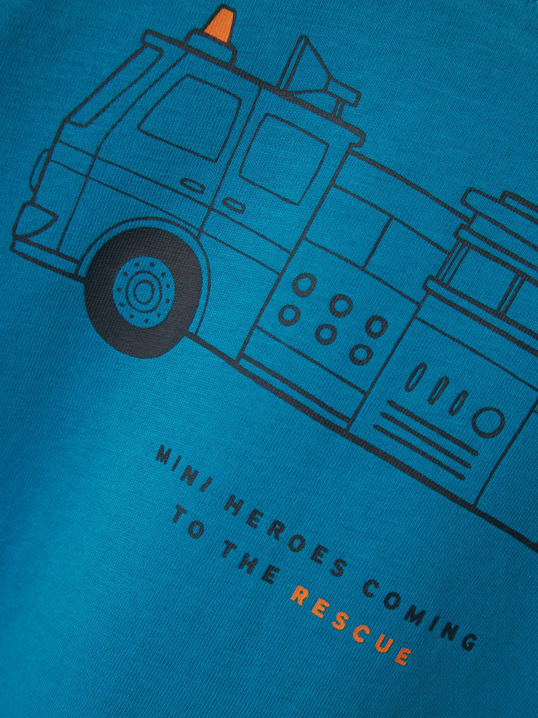 Mini Langarmshirt TRISTIANO Fjord Blue Regular Fit