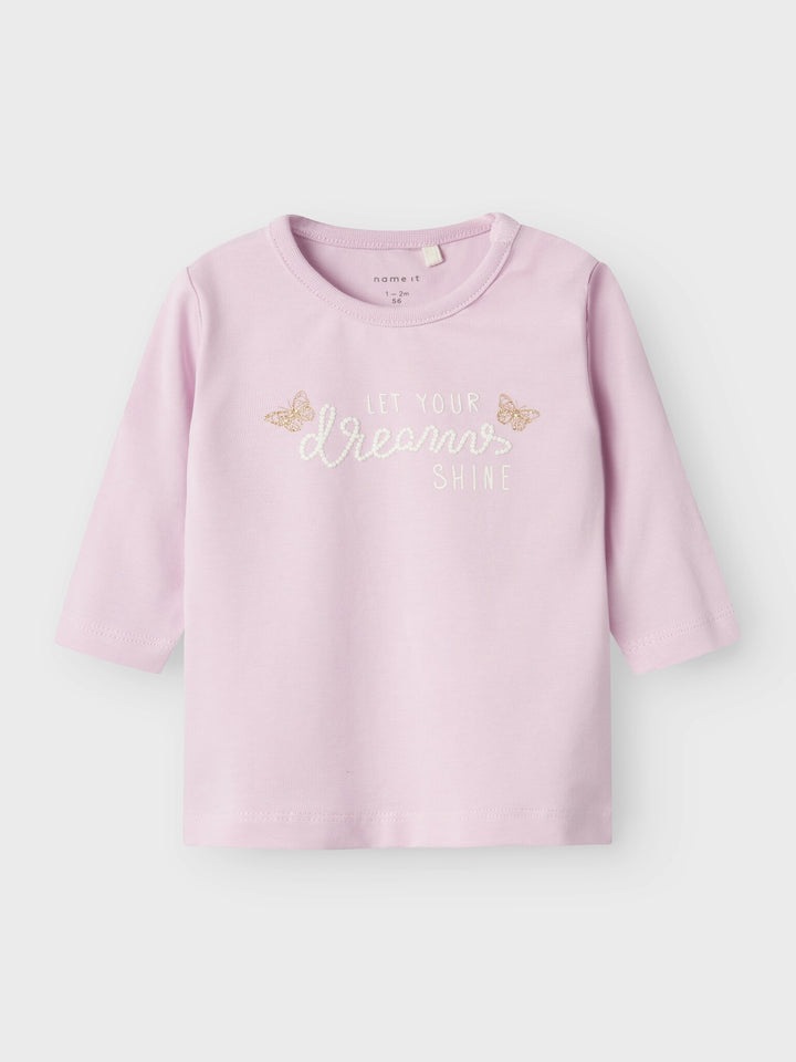 Baby Langarmshirt BABIA Winsome Orchid Regular Fit