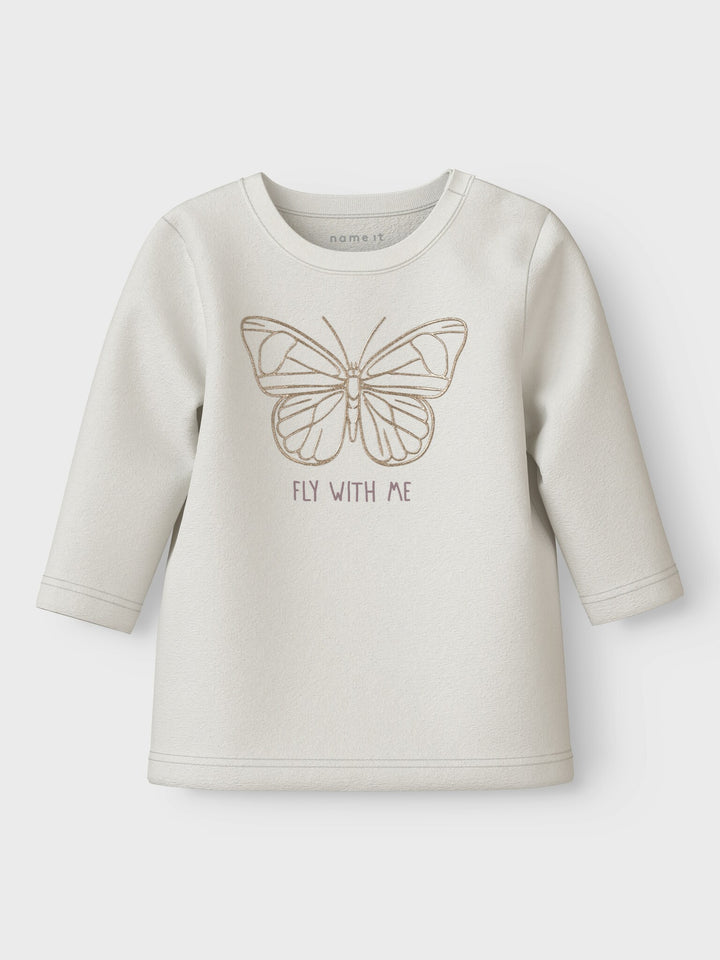 Baby Langarmshirt BABIA Cloud Dancer Regular Fit