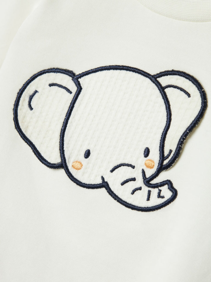 Baby Langarmshirt BROR Cloud Dancer Regular Fit