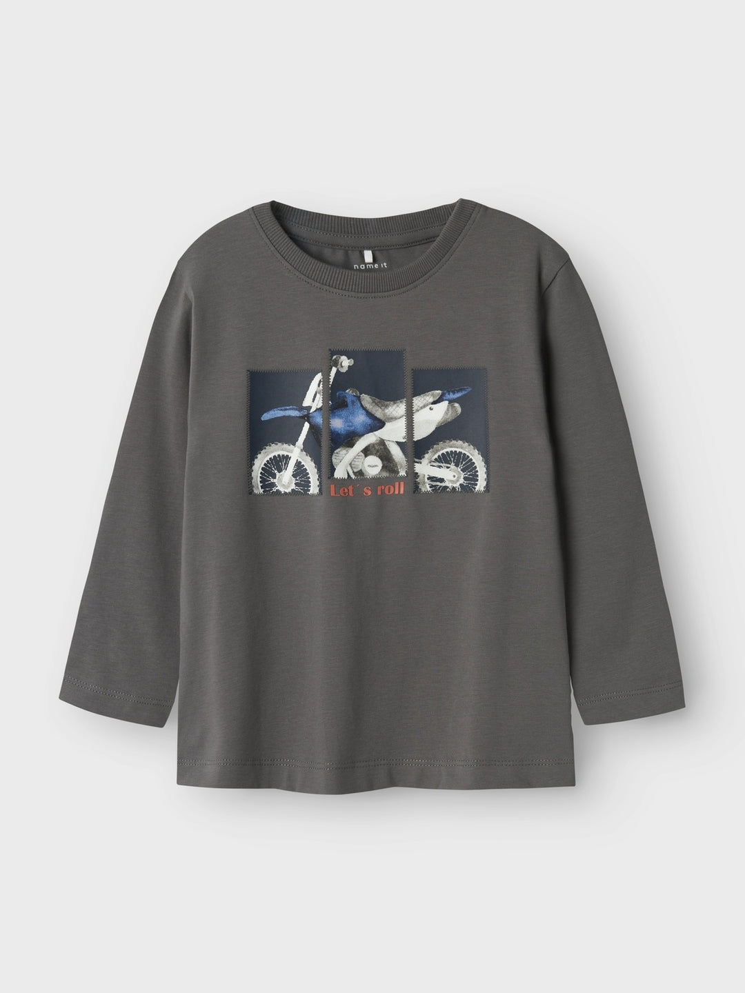 Mini Langarmshirt TRAS Lava Smoke Regular Fit