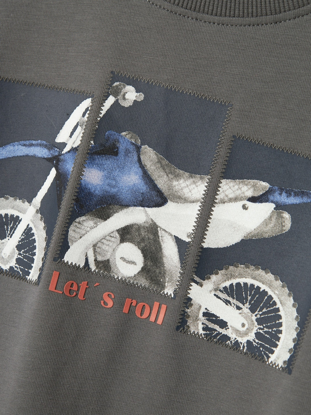 Mini Langarmshirt TRAS Lava Smoke Regular Fit