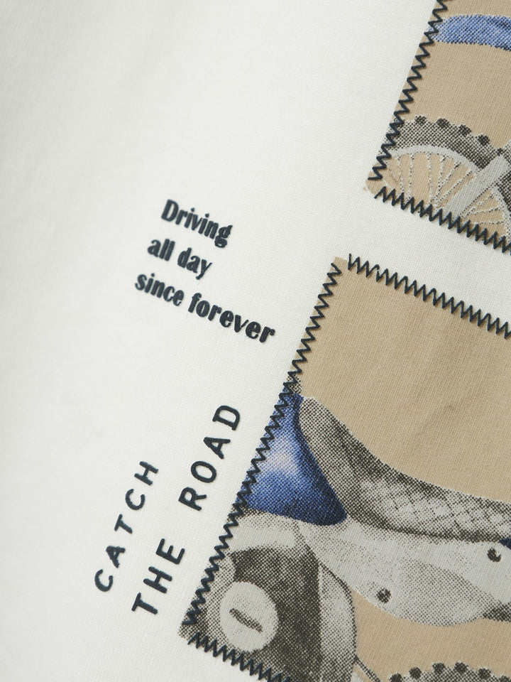 Mini longsleeve TRAS Cloud Dancer Regular Fit