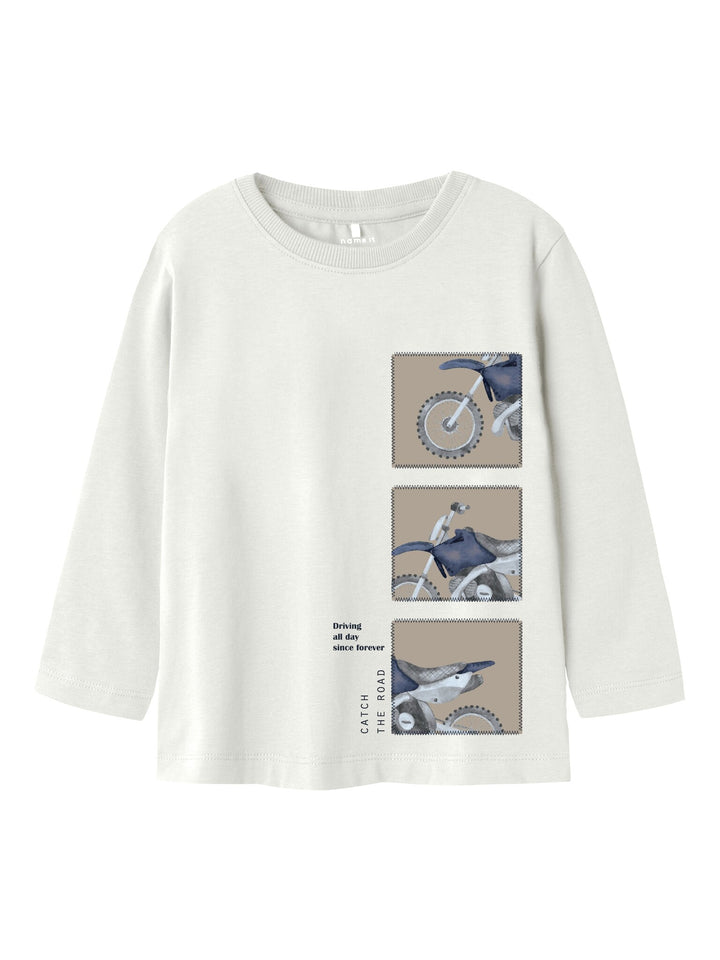 Mini longsleeve TRAS Cloud Dancer Regular Fit