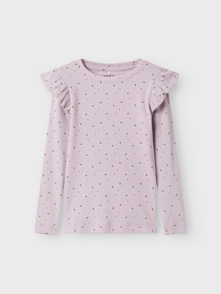 Mini Langarmshirt BABETH Winsome Orchid Super Slim Fit