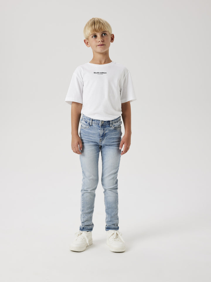 Kids spijkerbroek THEO Light Blue Denim Xslim Fit