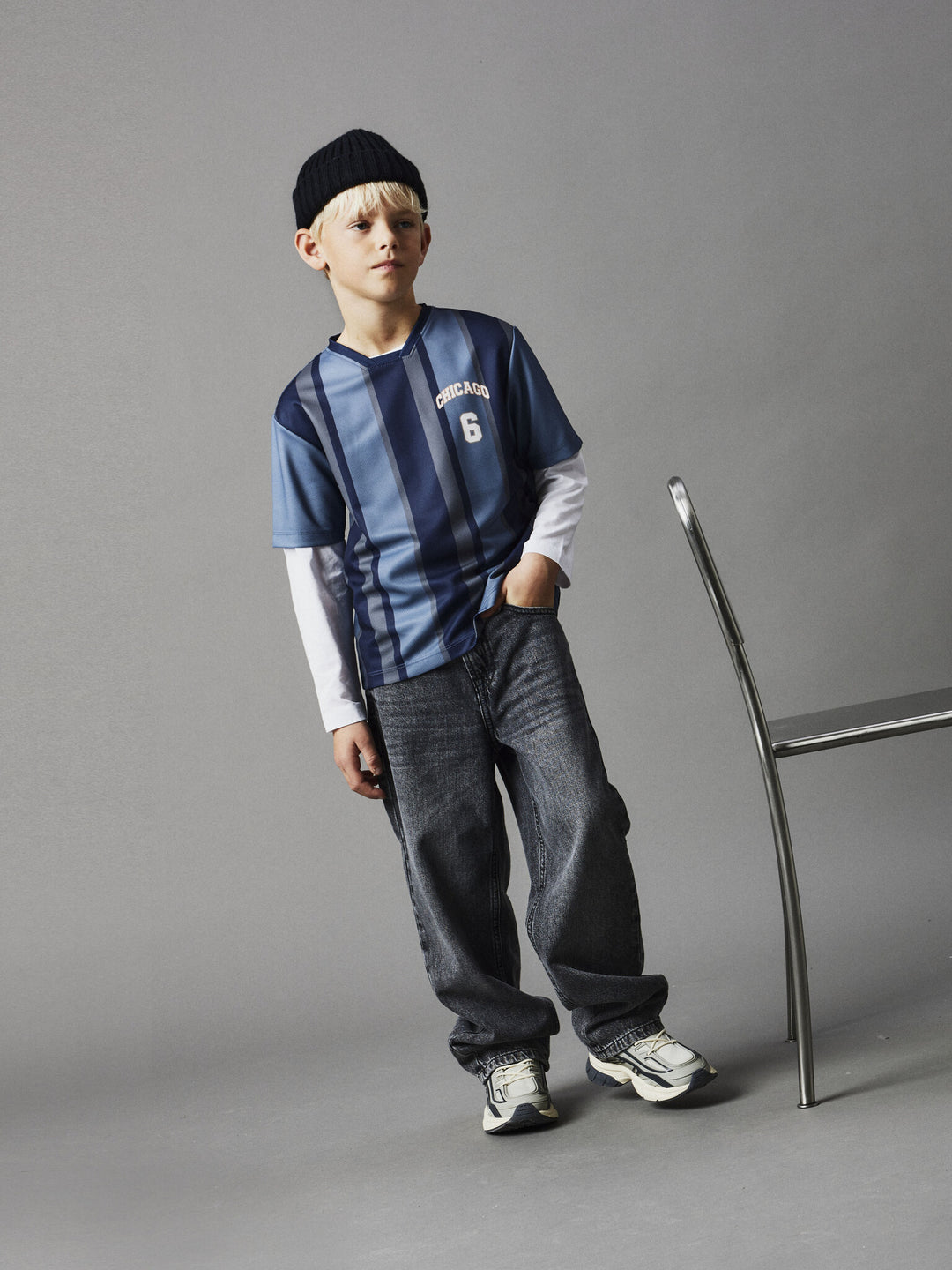 Kinder T-Shirt BIBILE Lava Smoke Regular Fit