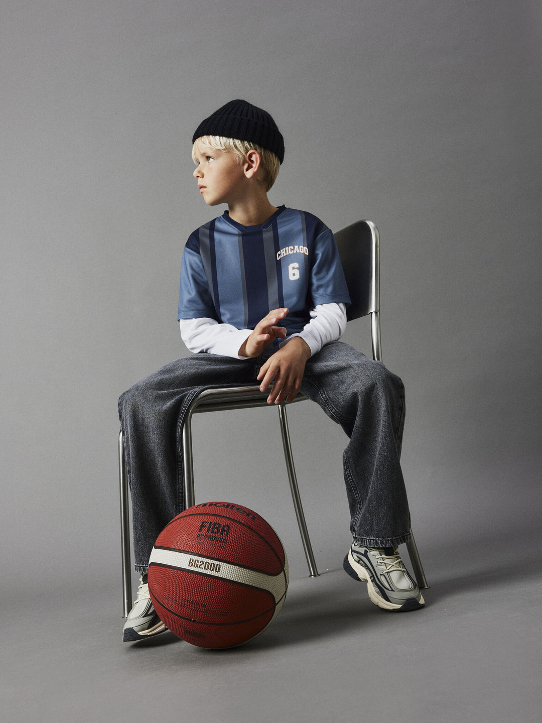 Kinder T-Shirt BIBILE Lava Smoke Regular Fit