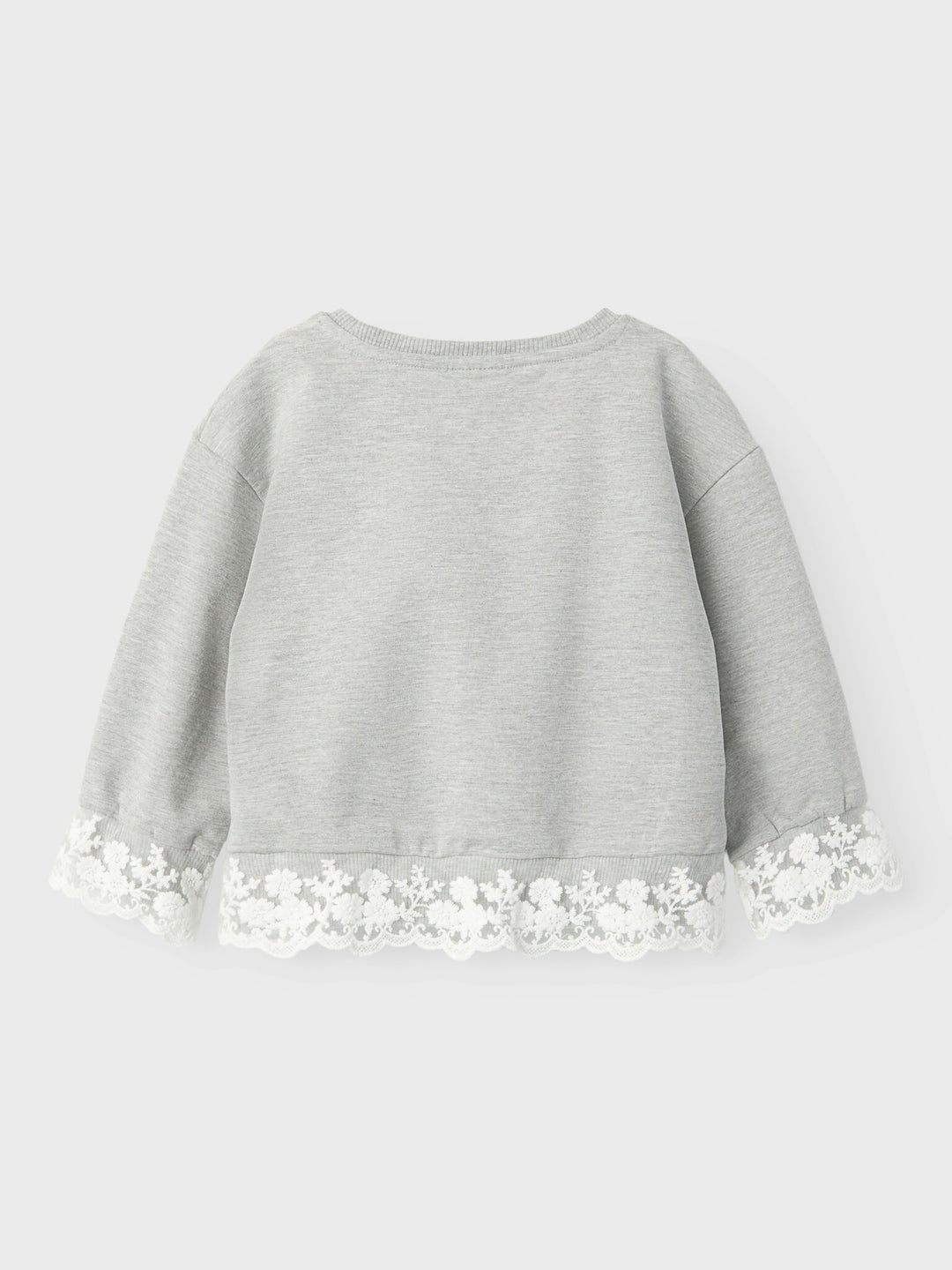 Mini Pullover BANNE Grau Melange Regular Fit