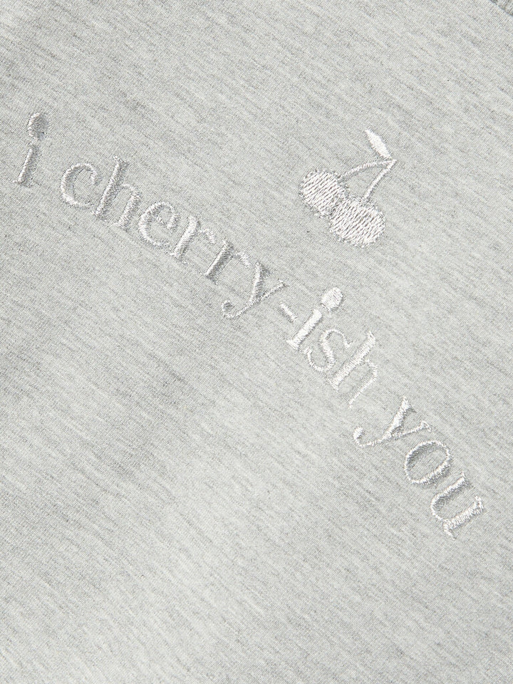 Mini Pullover BANNE Grau Melange Regular Fit