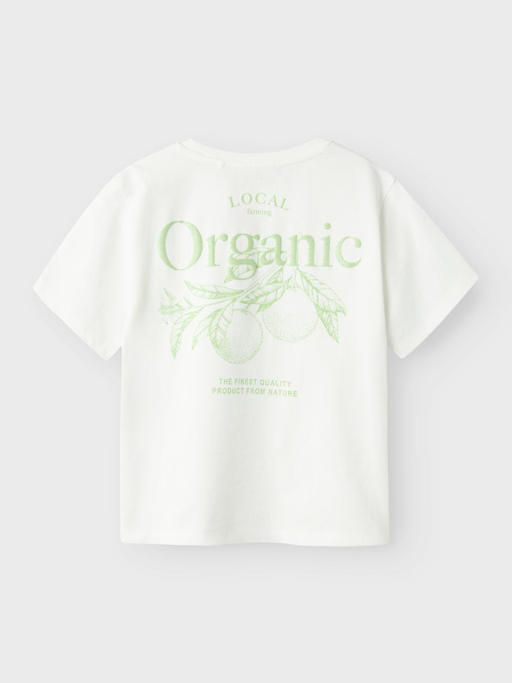 Kids T - shirt BOWAY Cloud Dancer ARCDIAN GREEN Regular Fit