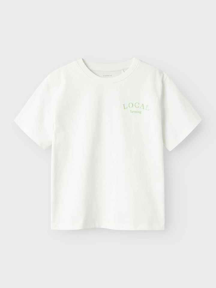 Kids T - shirt BOWAY Cloud Dancer ARCDIAN GREEN Regular Fit