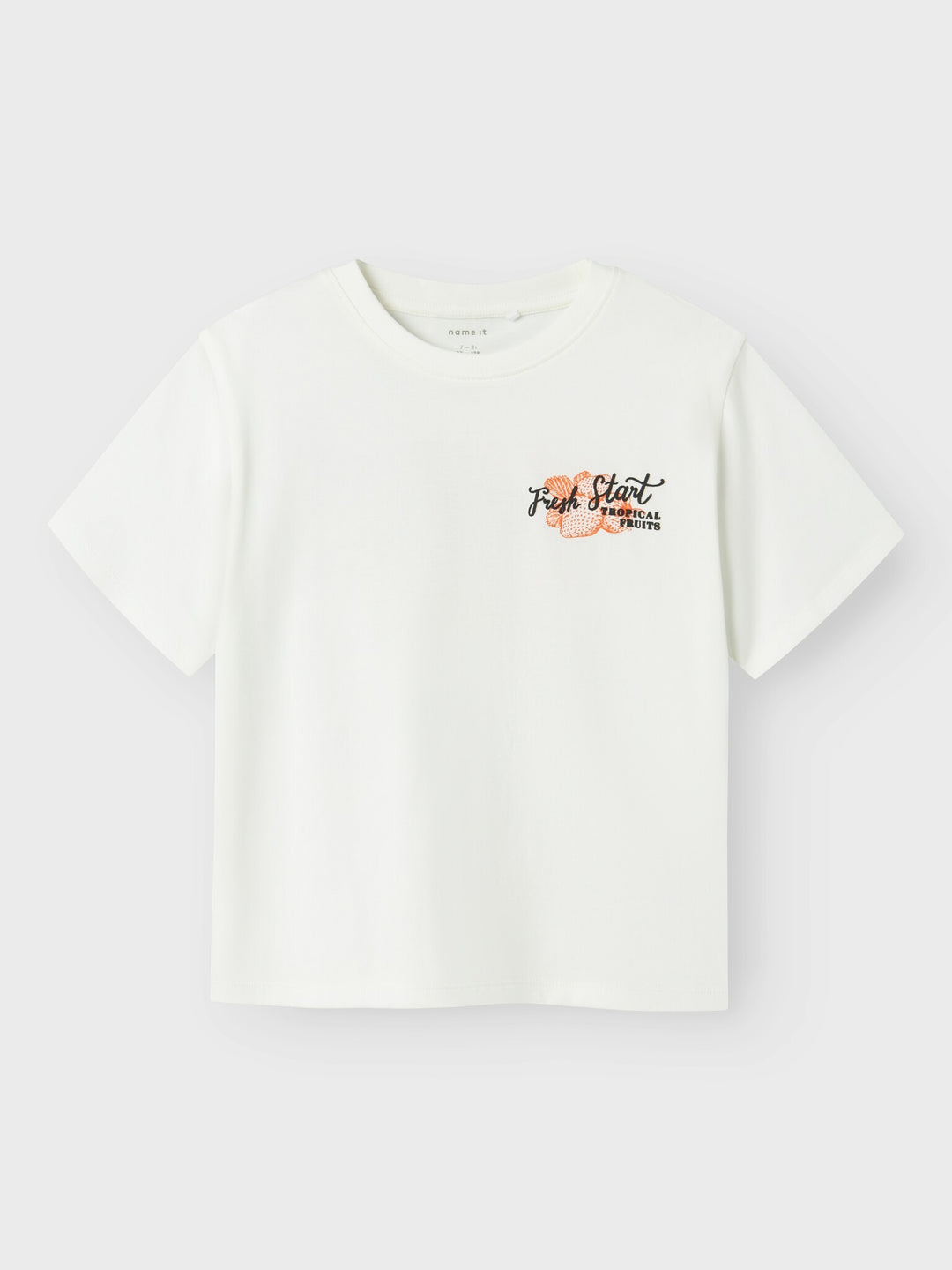 Kids T - shirt BOWAY Cloud Dancer RED ORANGE Regular Fit