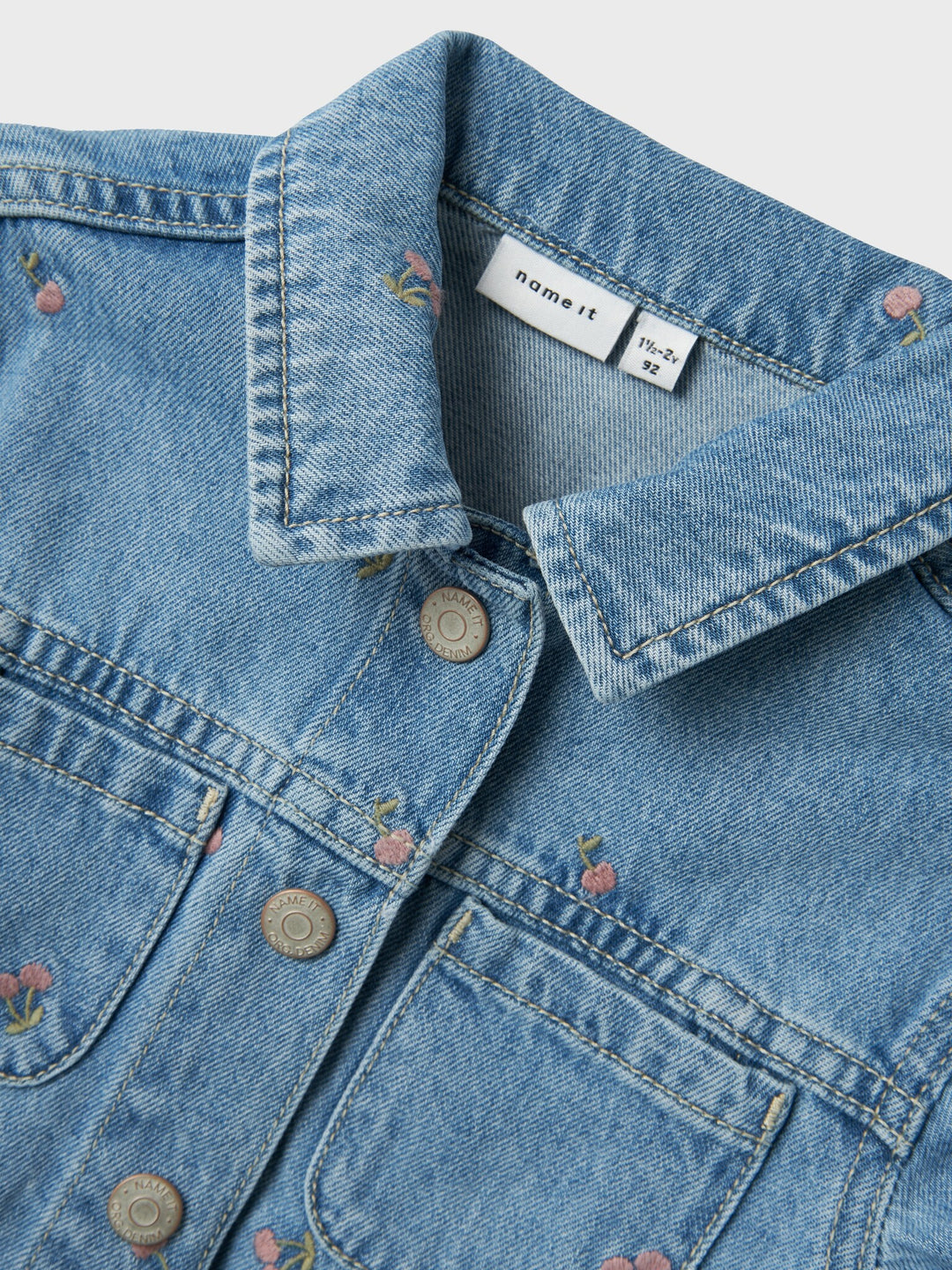 Mini spijkerjas PIPER Light Blue Denim