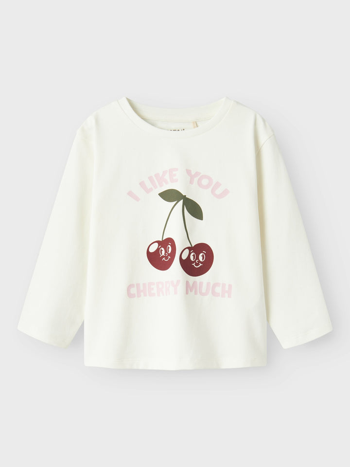 Mini longsleeve BERRIE Cloud Dancer Regular Fit