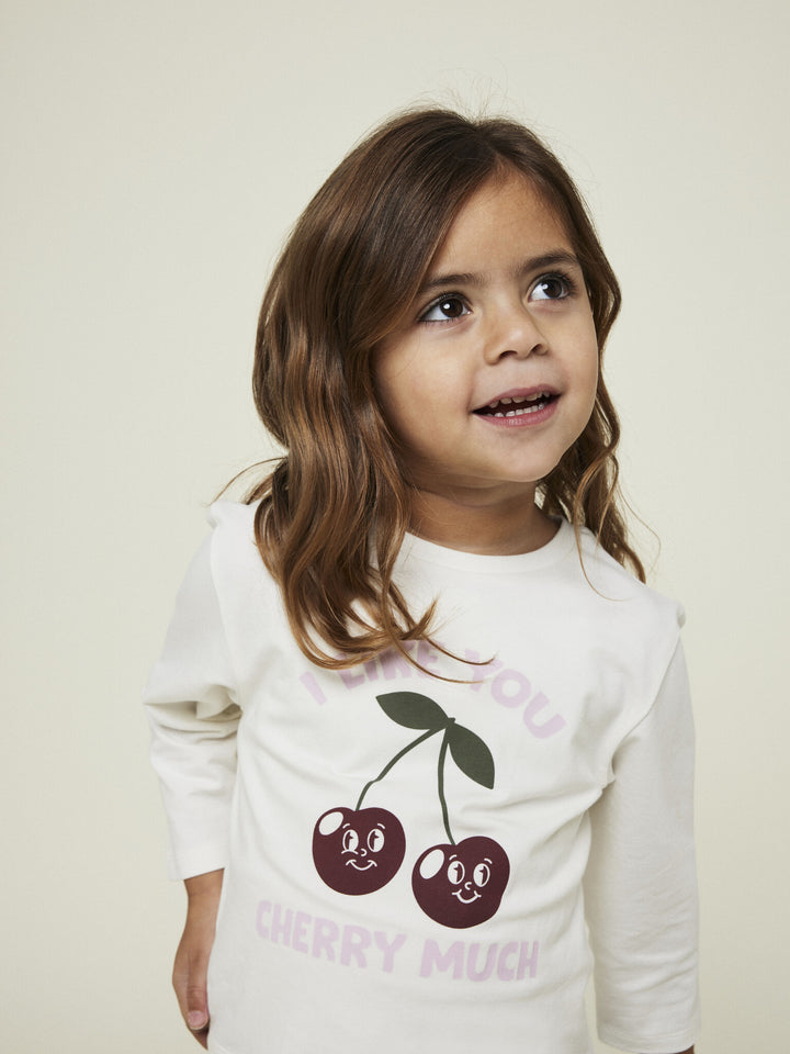 Mini longsleeve BERRIE Cloud Dancer Regular Fit