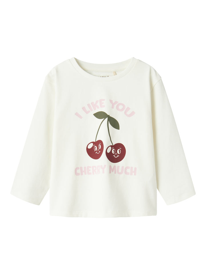 Mini longsleeve BERRIE Cloud Dancer Regular Fit