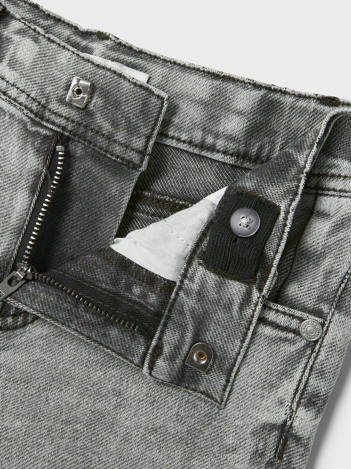 Kinder Shorts THEO Hellgrau Denim Xslim Fit