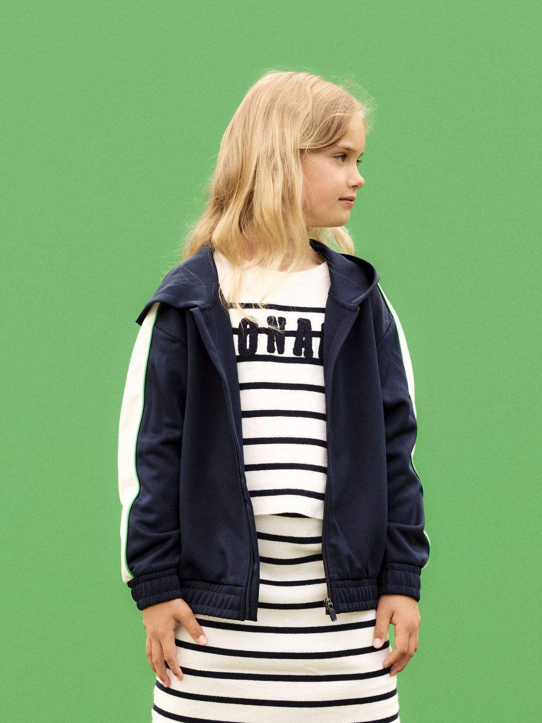 Kids trui DINILLA Navy Blazer Box Fit