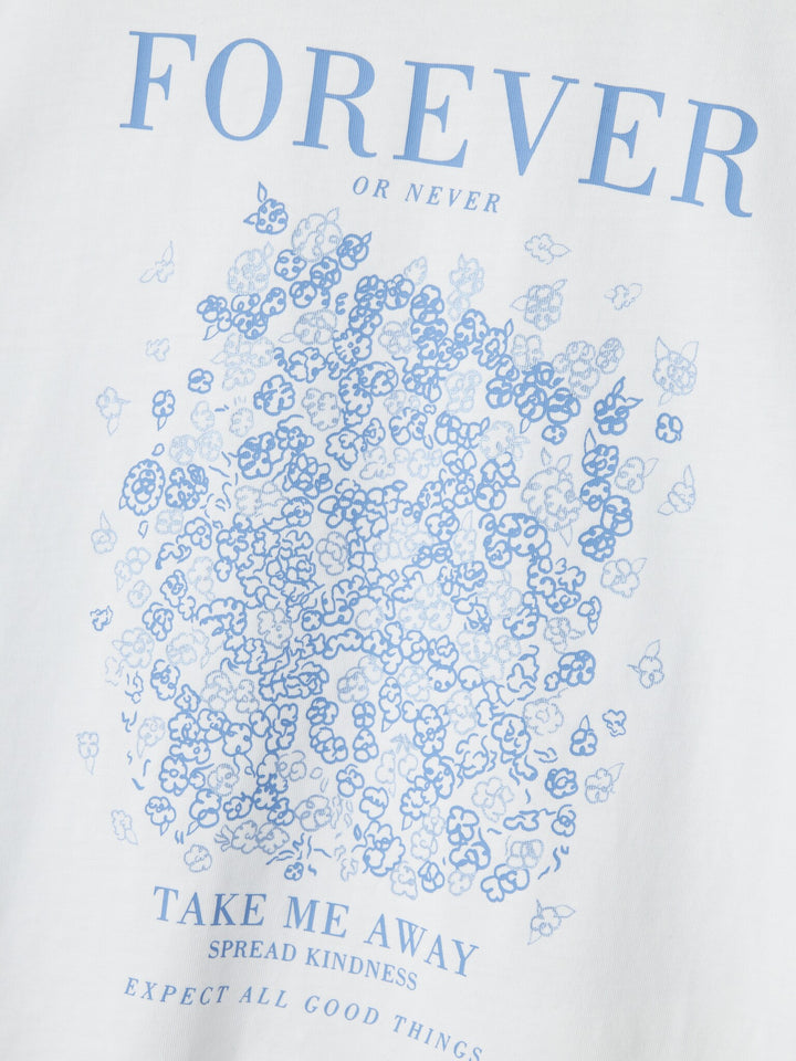 Kinder T-Shirt DASK Bright White Standard Fit