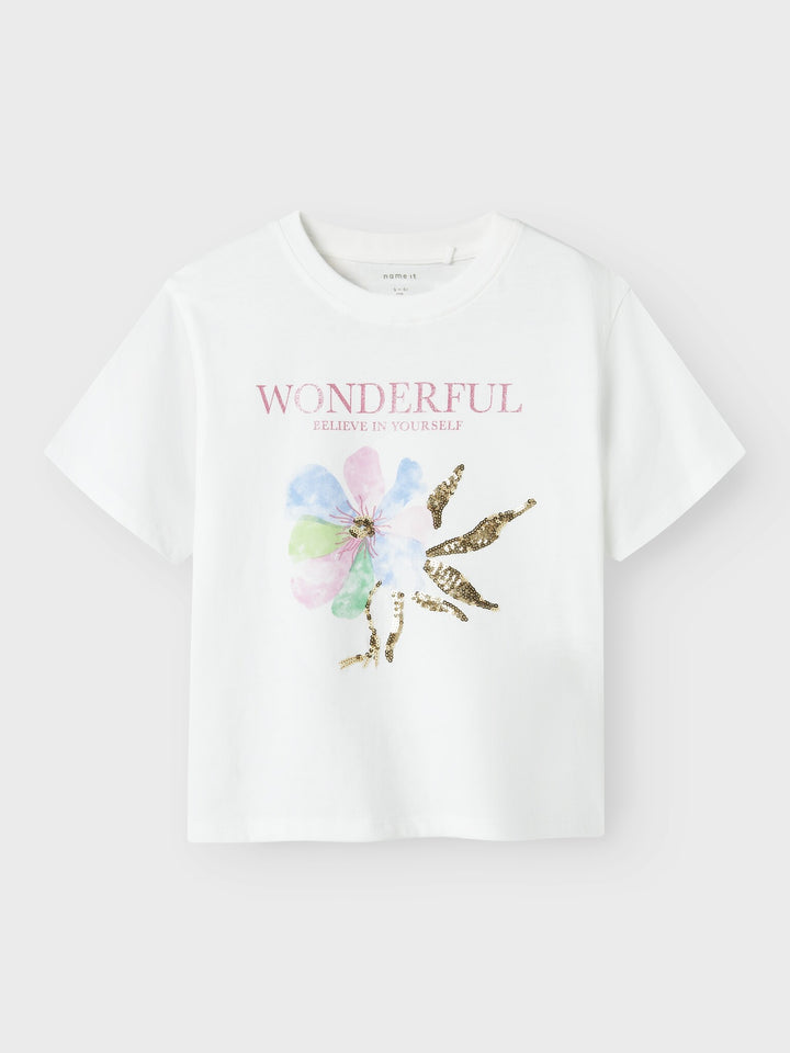 Kids T - shirt DUKKO Bright White Standard Fit