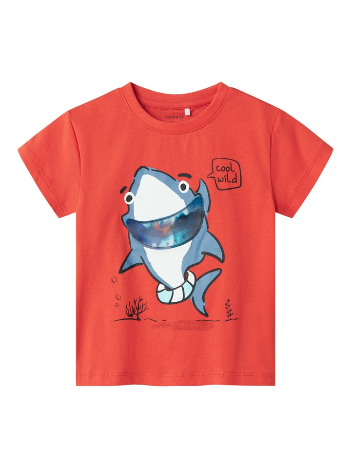Mini T - shirt FISH Paprika Regular Fit