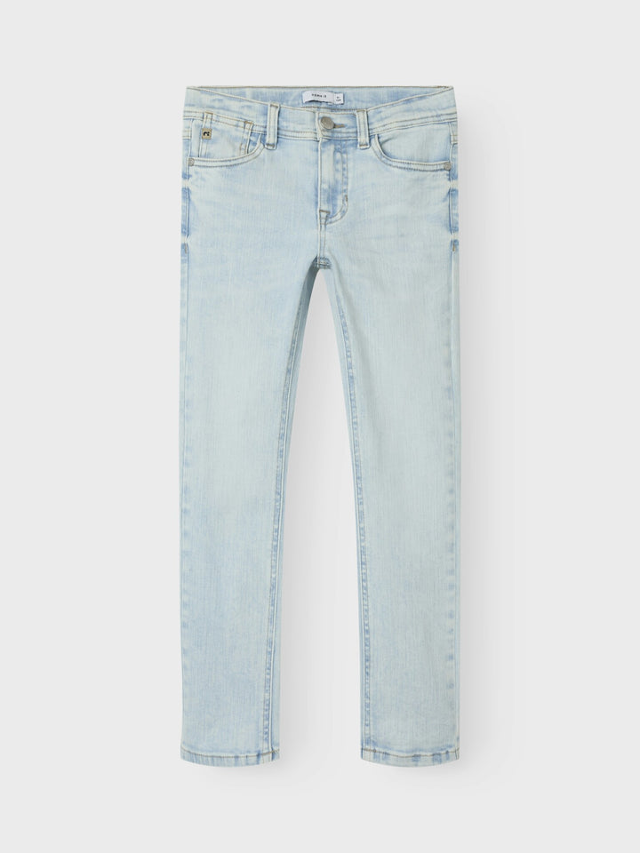 Kids spijkerbroek PETE Light Blue Bleached Denim Xslim Fit