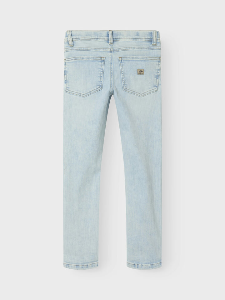 Kids spijkerbroek PETE Light Blue Bleached Denim Xslim Fit
