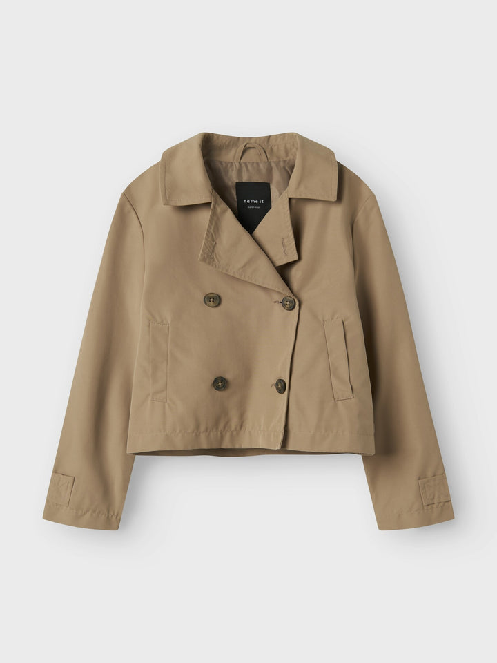 Kids jas MADELIN TRENCH Savannah Tan