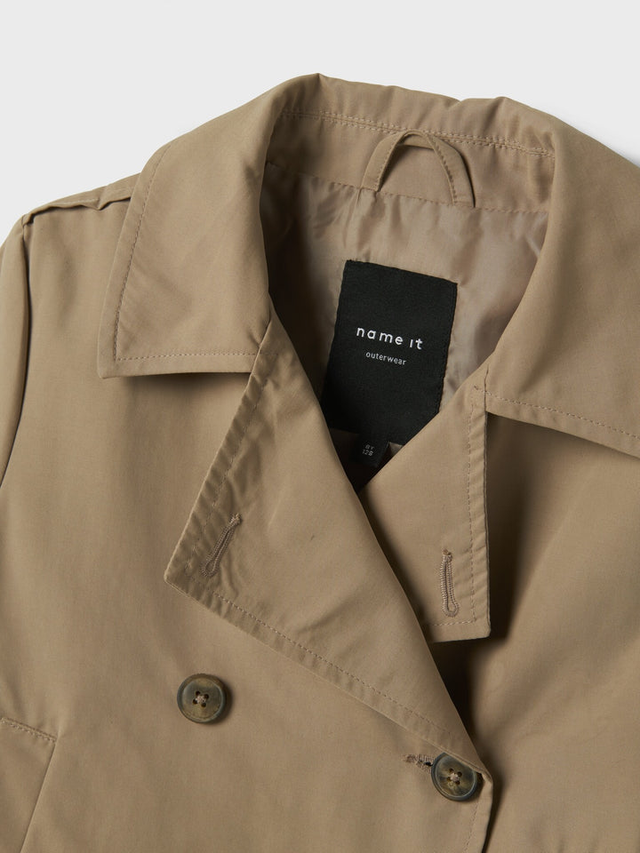 Kids jas MADELIN TRENCH Savannah Tan