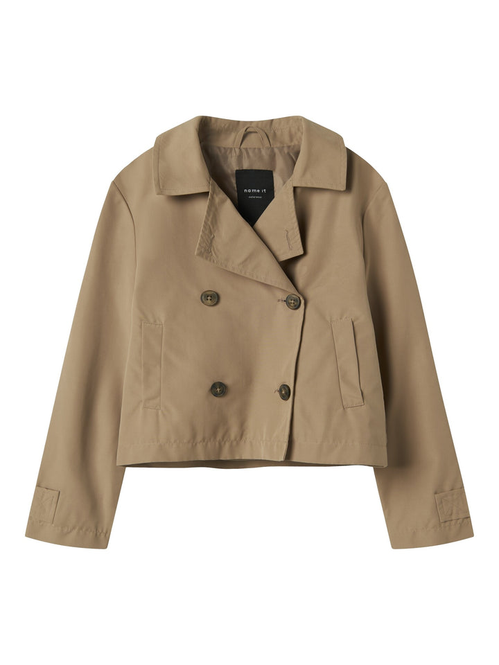 Kids jas MADELIN TRENCH Savannah Tan